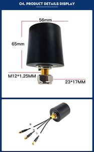 3 trong 1 GPS GSM 3G 4G LTE 5g <span class=keywords><strong>Wifi</strong></span> kết hợp ăng ten không thấm nước Omni Directional vít gắn ngoài trời kết hợp ăng ten - Product Image 5