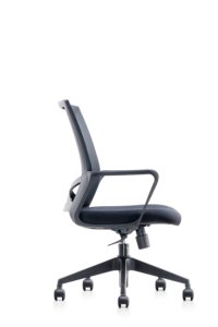 Chaise de bureau pivotante professionnelle confortable pour la maison et le bureau, chaise de luxe moderne en tissu maillé ergonomique à hauteur réglable - Product Image 2