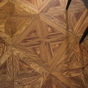 Parquet AVANTIMORA Tropical Élégant, Résistant à l'Humidité, Huile de Cire Dure CE Grade AB 14mm, Multicouche Padauk T&G pour Usage Résidentiel - Product Image 1