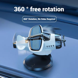 Adorno Creativo Giratorio para Automóvil, con Energía Solar, Estilo Moderno, Eliminador de Olores para la Consola Central del Vehículo - Product Image 3