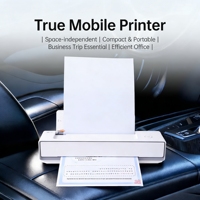 Impresora Portátil para Teléfono Móvil, Mini Impresora Inalámbrica de Inyección de Tinta con Control por Aplicación para Fotos y Documentos de Smartphone