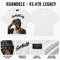 T-shirt imprimé DTG 100 % coton épais, personnalisé, streetwear homme, tee-shirt graphique oversize, col rond, manches courtes, blanc, été