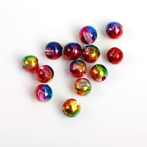 2026 White Egret Fly Tying F-type Tungsten Round Slotted Sinker Beads Modelo 01 para Pesaje de Nymphs - Marca FUN - Product Image 5