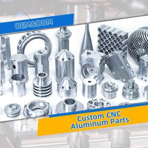 정밀 5 축 CNC 가공 알루미늄 배플 억제 부품 가공 드론 부품 OEM 금속 패트 CNC 밀링 서비스 - Product Image 1