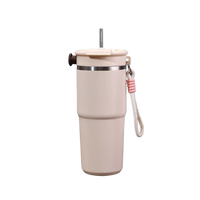 Bouteille isotherme en acier inoxydable de 650 ml pour le quotidien, grande gourde de sport avec infuseur à fruits, tasse de bureau, café, thé, cadeaux d'affaires