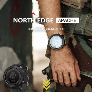 นาฬิกาดิจิตอล NORTH EDGE สำหรับผู้ชาย นาฬิกากีฬา วิ่ง ว่ายน้ำ วัดความสูง วัดความกดอากาศ เข็มทิศ กันน้ำ 50 เมตร - Product Image 3
