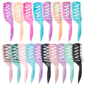 Peine de peluquería Guangzhou Playboy de dientes anchos, para uso en húmedo y seco, con cola hueca para dar volumen, para uso doméstico - Product Image 1