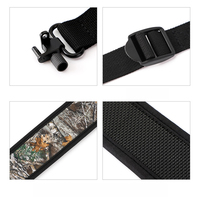 Sangle rembourrée Durable à deux points, sangle de réglage de la longueur, écharpe de pistolet avec pivots, accessoires de chasse
