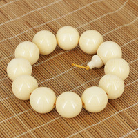 Perles de prière en imitation ivoire