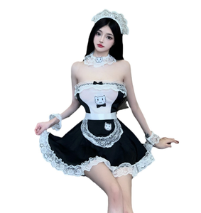 Ecowalson Costume da Cameriera alla Moda, Abbigliamento per Cosplay, Lingerie per Giochi di Ruolo Femminili - Product Image 5