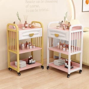 High-quality Classic Best-selling High-end Beauty Salon Special <b>Trolley</b> Manicure Shelf <b>Tools</b> <b>Trolley</b> Hairdressing Rack - Product Image 6