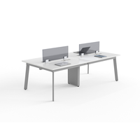Bureau de poste de travail modulaire pour le personnel 2 4 6 8 Directement du fabricant Mobilier de bureau