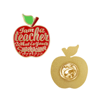Broches de remerciement pour enseignants en gros, série de broches avec citations de remerciement, broches tendance, reconnaissements pour les éducateurs, promotions du système éducatif, personnalisables