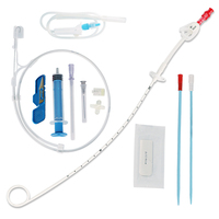 Kit de cathéter à double lumen de haute qualité sac de cathéter pour hémodialyse vétérinaire Offre Spéciale cathéter de dialyse à triple lumen