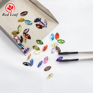 Pierre de zircone cubique taille marquise Redleaf à <span class=keywords><strong>prix</strong></span> abordable, grenat rose jaune, pierre CZ rouge, pierres en vrac, <span class=keywords><strong>prix</strong></span> de gros - Product Image 6
