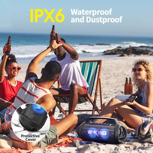 2022 <strong>Technology</strong> <strong>Gadgets</strong> Multi-colored LED Light IPX6 Waterproof Bluetooth Speaker Electronics - Product Image 4