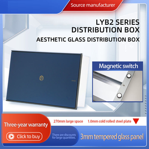 Trong nhà Tempered Glass Bảng điều chỉnh nhôm chủ 12W 16W 20way 32W 48W 60W Wifi sang trọng nhà <span class=keywords><strong>dB</strong></span> điện phân phối hộp điện - Product Image 5