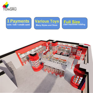 เครื่องเล่นเกมส์คีบตุ๊กตา ยอดนิยม กำไรสูง ใช้เหรียญ  ขนาดเล็ก  รับทำโลโก้ตามสั่ง - Product Image 1