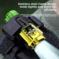 YX-D2-01 Senter Monster Tiga Mata Ultra-Terang Mini Strobe Magnet Kuat Dapat Diisi Ulang 5W Lampu Darurat Bentuk Pena