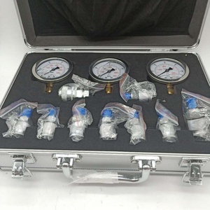 Juego de 3 Manómetros de Presión Hidráulica para Excavadora, Kit de Medición de Presión Hidráulica - Product Image 2
