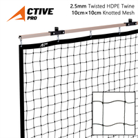 Filet de séparation personnalisé à mailles de 10 cm pour terrain de football en salle, résistant aux impacts, système de filet de séparation sportif polyvalent