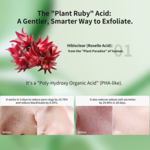 Teen tì vết-Kiểm soát thanh lọc huyết thanh-hibisclear Roselle axit bản chất cho da nhờn mụn đầu trắng & mụn đầu đen loại bỏ - Product Image 4