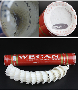 <span class=keywords><strong>WECAN</strong></span> RED Clase A, Volante de Bádminton de Plumas de Pato de Agua, con Cabeza de Corcho de 2 Capas, Misma Calidad que RSL NO.3 - Product Image 4