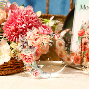 10 hojas por paquete Flower Song Series Vintage Flower Butterfly PET Paisajismo Pegatinas creativas Decoración - Product Image 2