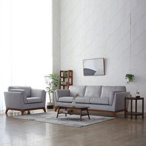 Usine commande personnalisée tissu 2 3 places canapé et <span class=keywords><strong>fauteuil</strong></span> 1 place canapé simple chaise - Product Image 5
