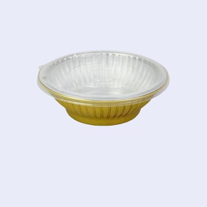 Bol en aluminium de qualité alimentaire de 600 ml avec couvercles, étanche, pour la conservation des aliments, adapté à la restauration, au barbecue, à l'emporter, aux pique-niques, aux voyages en camping - Product Image 3