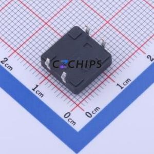 GT-TC152A-H045-L1 Tactile Switch Through hole,12x12mm Switch Single Pole Single Throw Round Button 1.6N Through Hole - Product Image 2