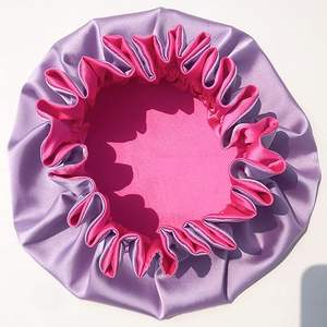 Gorros Ajustables de Satén Suave para Bebés de 0 a 6 Meses, Gorros de Noche para Niños Pequeños, Unisex, para las Cuatro Estaciones - Product Image 1