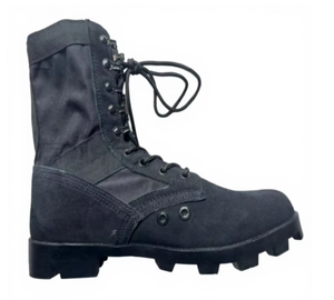 TSB910 Durable Long Black Suede <b>Boots</b> with Panama Outsole - Product Image 4