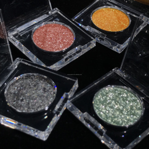 Nueva tendencia 2025 Glitter Shimmer Metallic Eyeshadow Extra Shine Pigmented Diamond Single Eyeshadow Talco <span class=keywords><strong>Free</strong></span> Vegan Cosmetics - Product Image 4