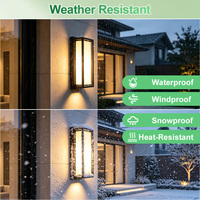 Applique murale LED extérieure du crépuscule à l'aube 30W certifiée ETL 120-277V 5CCT sélectionnable avec cellule photoélectrique