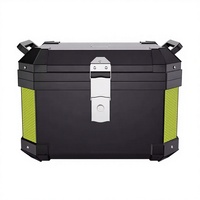 Boîte à bagages arrière pour moto OEM 57L, design robuste, universelle, en plastique PP, haute résistance aux chocs, étanche, coffre de rangement, directement de l'usine