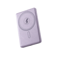 Produits les plus vendus 2026 – Batterie externe ultra-mince verte à charge rapide 15W, portable, 5000 mAh, 10000 mAh, magnétique et sans fil