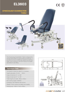 Table gynécologique automatique populaire COINFYCARE EL3603 pour la physiothérapie - Product Image 5