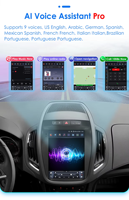 Lecteur multimédia Android 9,7 pouces avec CarPlay et Android Auto sans fil intégrés pour Opel Vauxhall Zafira C 2010-2016 Nouvelle mise à niveau