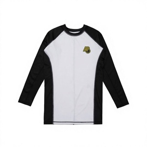 เสื้อรัดกล้ามเนื้อ MMA คุณภาพสูง OEM แห้งเร็ว สำหรับ BJJ Grappling ผู้ผลิตชุดกีฬาแบบกำหนดเอง - Product Image 1