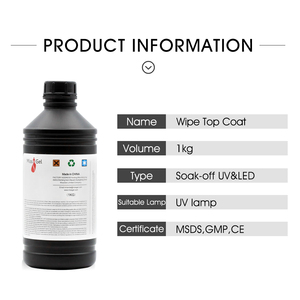 Gezonde, Langdurige, Geen Geel Beroep Weken Van Extra Veganistische Toplaag Matte Toplaag 15Ml 500Ml 1Kg Glanzende Diamantveeg Bovenlaag - Product Image 4