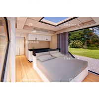 Préfabriqué modulaire minuscule préfabriqué bricolage plage Portable cabine Bungalow fabriqué Flatpack Casas Prefabricadas Container House
