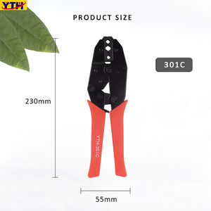 Alicates de prensa en frío para mantenimiento de cables, herramientas de mano para electricistas, YTH-301C, abrazadera de Terminal aislada, multifunción - Product Image 2
