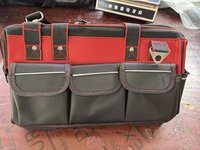 Sacs et kits d'outils portables Airaj professionnels en toile Oxford robuste pour électriciens et charpentiers, avec ceinture de rangement durable