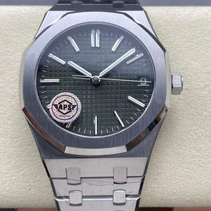 New Mechanical Watch High Quality 41mm APS4302 Movement 15510 Waterproof Blue Audemars Steel Case Top Charm - Product Image 1