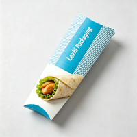 Boîtes à shawarma en gros, contenants alimentaires à emporter pas chers, emballage écologique pour shawarma, boîtes avec compartiments pour sauces et boissons