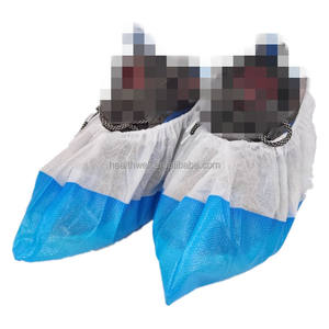 Einweg-PP CPE-Schuh überzug wasserdichter Kunststoff-Schuh überzug auf Lager OEM-Unterstützung Hersteller - Product Image 4