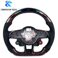 Volant en fibre de carbone forgé sur mesure pour Volkswagen VW Led Mk7 gti Golf R VW 17 St Jetta Paddle Shifters Gli Mpi R400 2016
