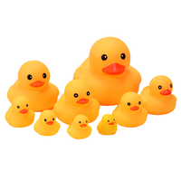 Canards de bain en caoutchouc personnalisables avec LOGO, diverses tailles, 2 pouces, motifs variés, pour le plaisir des enfants dans la baignoire, en vrac, mini et petits
