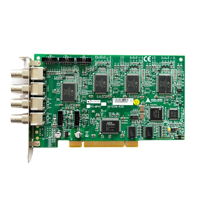 ADLINK PCI-MP4S PCI-RTV24 51-12519-1C30 4-channel PCI Embedded Computer Real-Time Image Capture Card for Standard Cameras